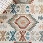 Safavieh Micro-Loop 4" x 6" Ivory and Blue Area Rug, , large