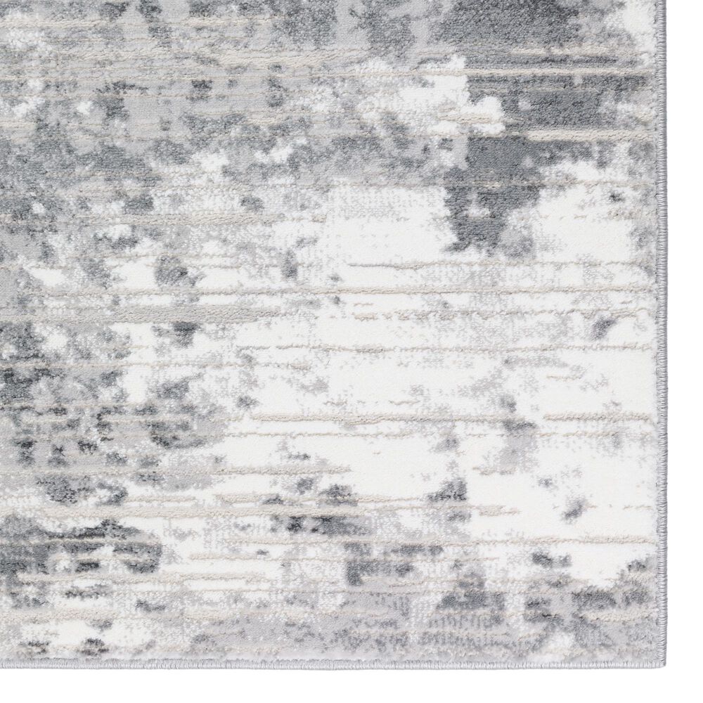 Dalyn Rug Company Rhodes Abstract 3&#39;2&quot; x 5&#39;1&quot; Gray Area Rug, , large