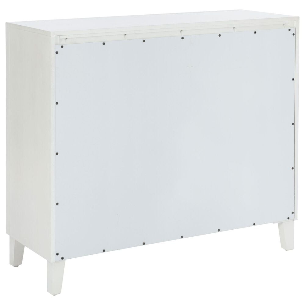 Linon Home Decor Miles 3-Door Accent Cabinet in Antique White, , large