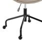Lumisource Curvo Task Chair with Light Grey Cushion in Black, , large
