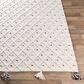 Surya Azalea 10" x 14" Ivory, Black and Gray Indoor/Outdoor Area Rug, , large