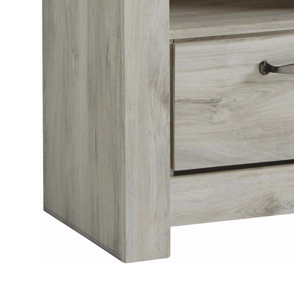 Ashley Bellaby 1 Drawer Nightstand in Whitewash, , large