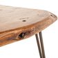 Home Trends & Design Vail Coffee Table in Walnut and Antique Zinc, , large