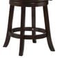 New Heritage Bristol Swivel Counter Stool in Dark Brown, , large
