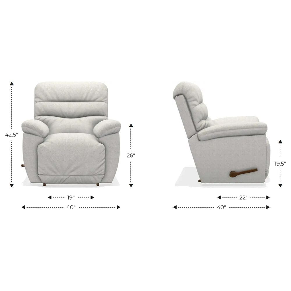 La-Z-Boy Joshua Manual Rocker Recliner with Tall Base in Bartaloni Oatmeal, , large