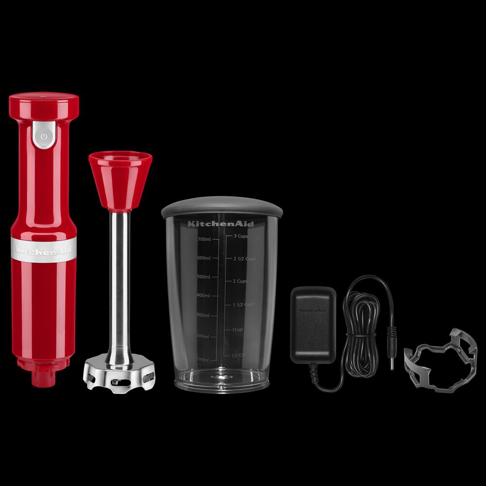 KitchenAid Cordless Variable Speed Hand Blender in Empire Red Shop NFM