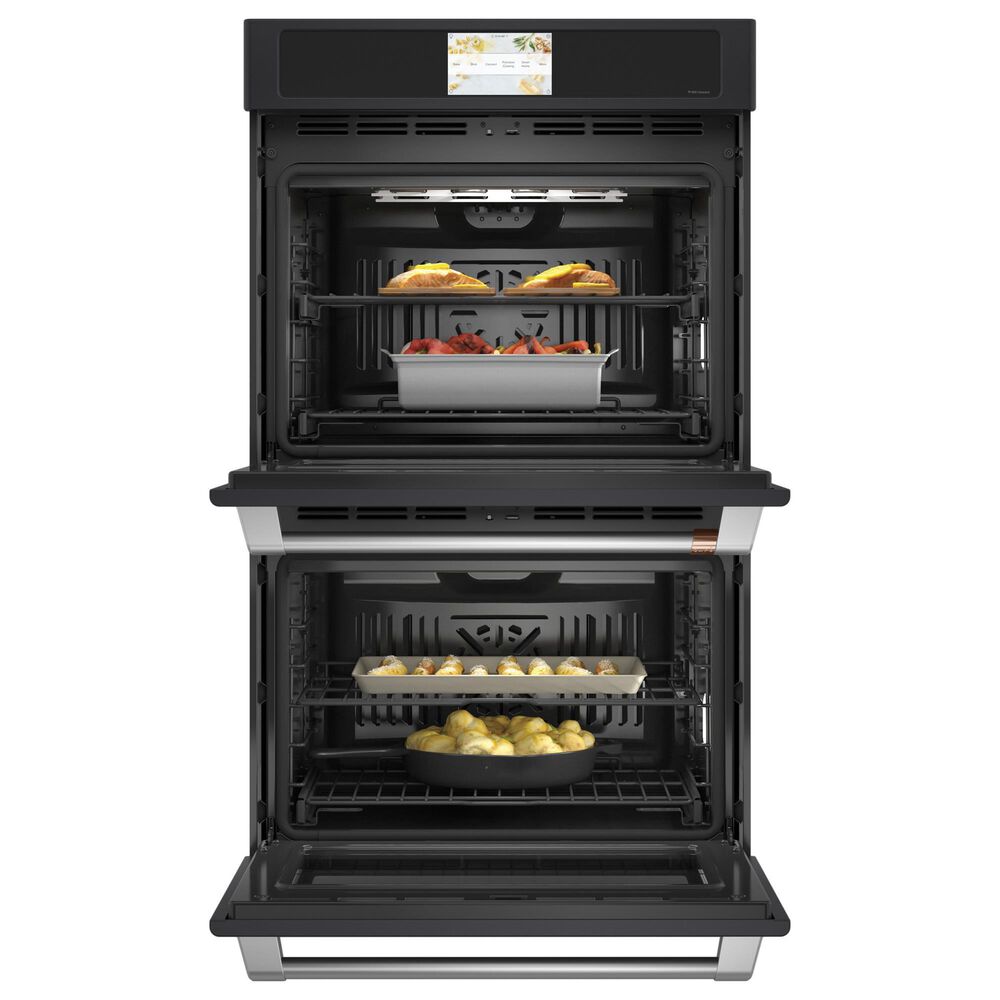 Cafe 30 " Smart Built-In Convection Double Wall Oven in Matte Black, , large
