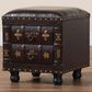Baxton Studio Charlier Storage Ottoman with Book Spine Drawer in Dark Brown, , large