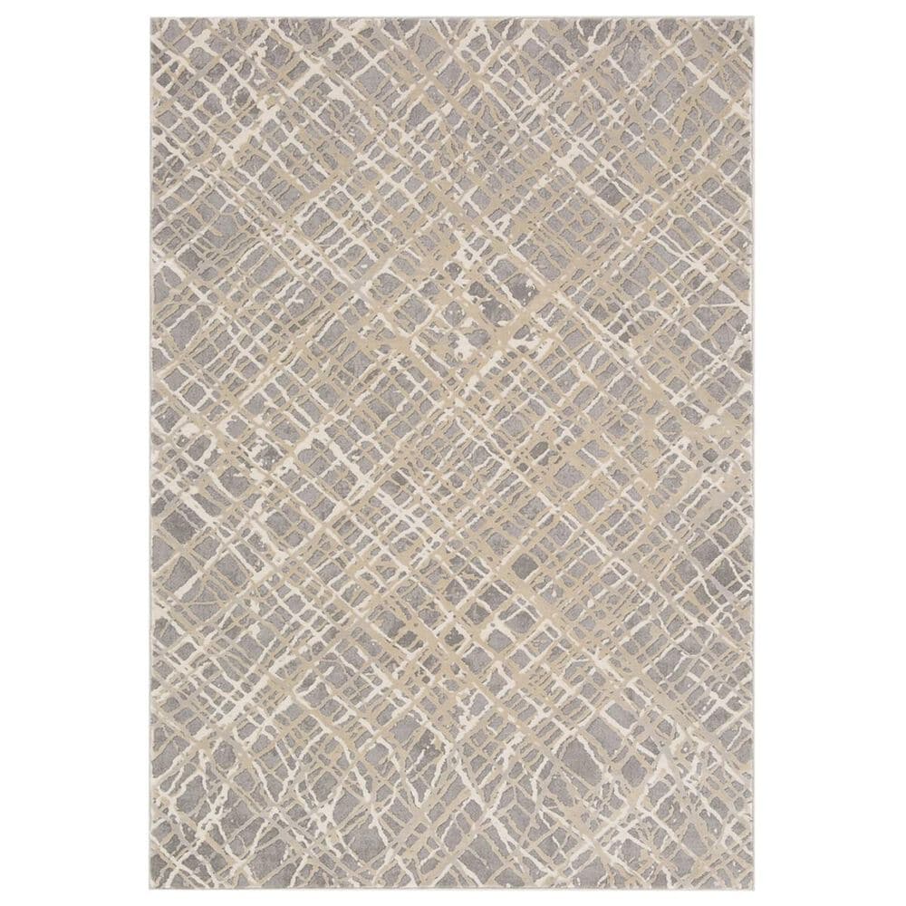 Surya Tibetan TBT-2316 6"7" x 9"6" Charcoal, Taupe and Khaki Area Rug, , large