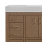 37B Alanya 48" Single Bathroom Vanity in Walnut Drift with White Composite Stone Top, , large