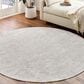 Surya Aisha AIS-2307 5"3" Round Light Gray and Off-White Area Rug, , large