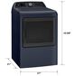 GE Profile 5.3 Cu. Ft. Top Load Agitator Washer and 7.3 Cu. Ft. Gas Dryer Laundry Pair in Sapphire Blue, , large