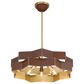 Savoy House Atherton 5-Light Pendant in Warm Brass, , large