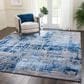 Nourison Prismatic PRS10 9"9" x 13"9" Blue and Grey Area Rug, , large