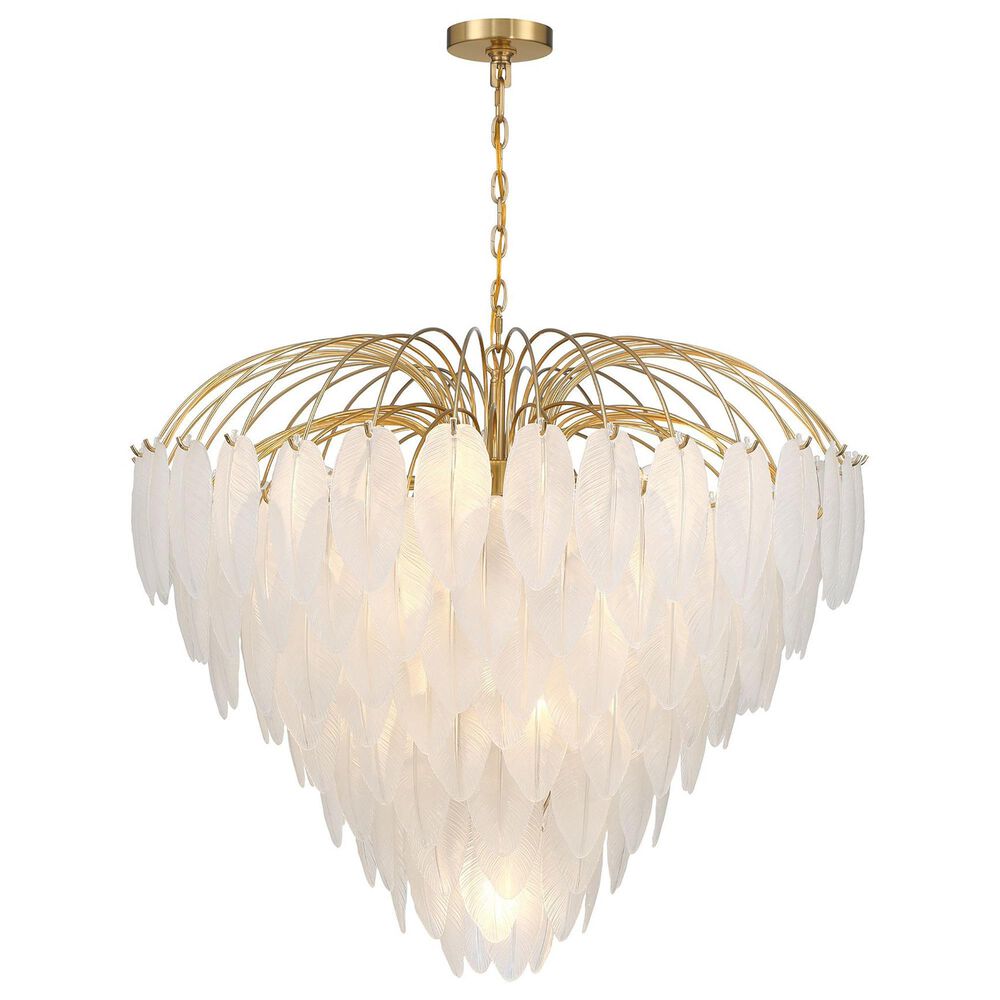 Savoy House Boa 15-Light Chandelier in Warm Brass, , large