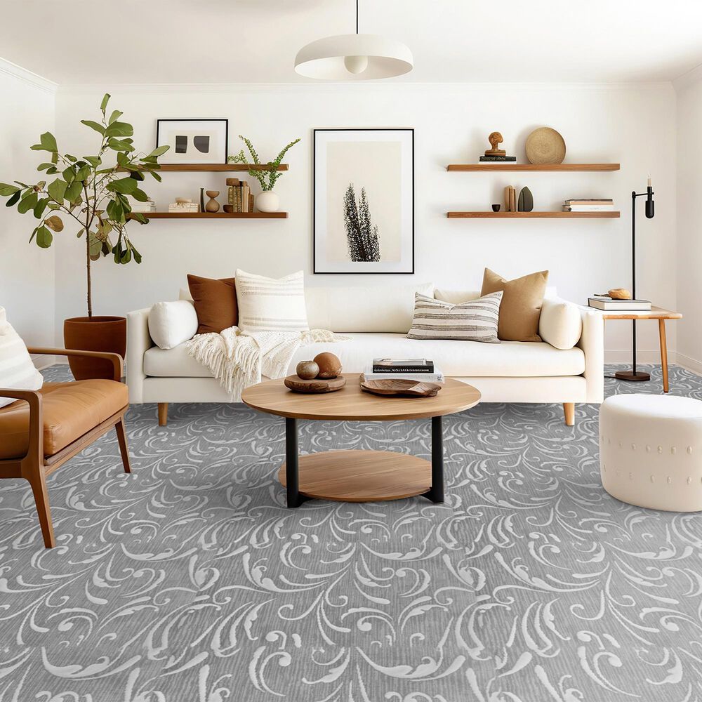 Stanton Divine Design Filigree Carpet in Pewter, , large