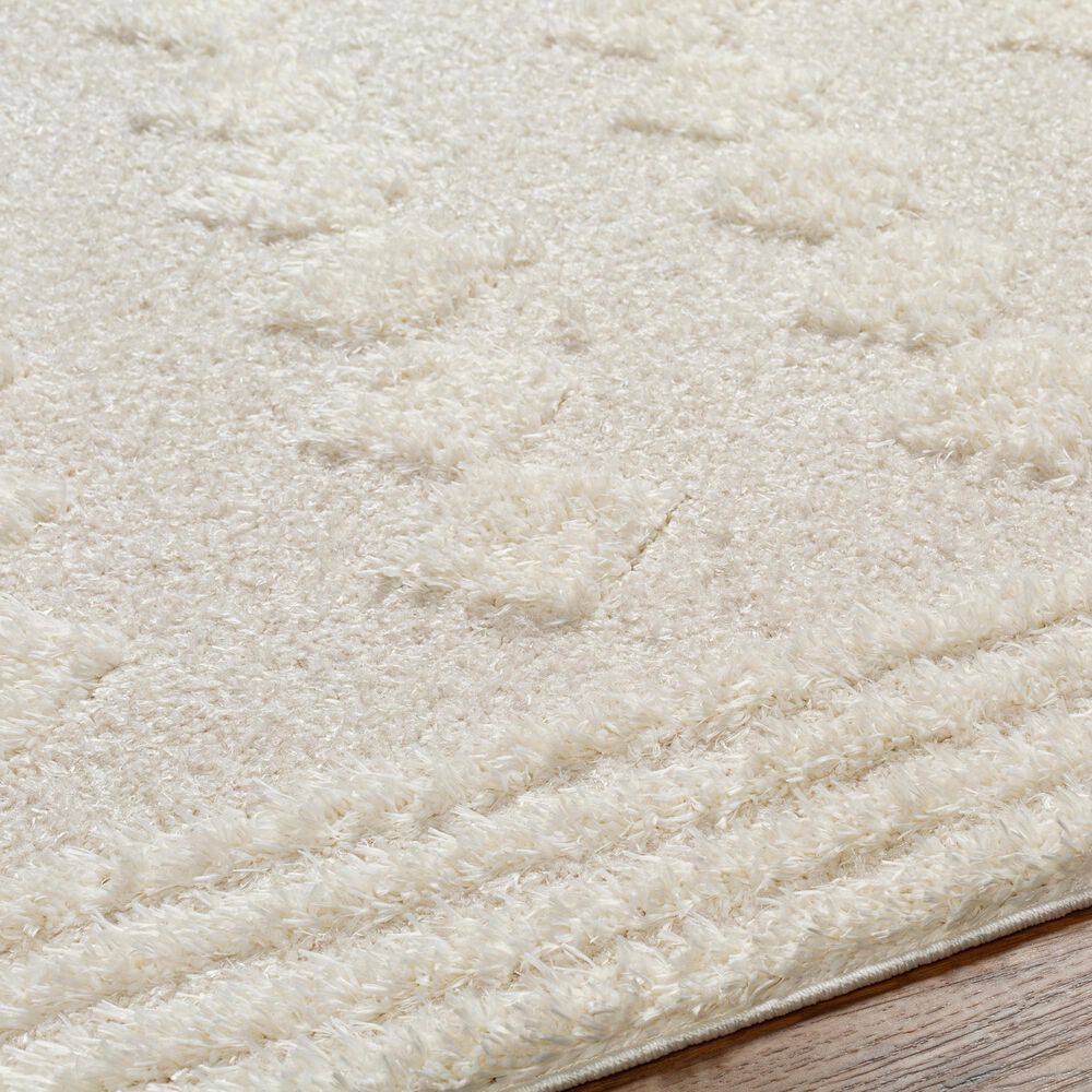 Surya Rodos RDO2319 5&#39;3&quot; x 7&#39; Beige and White Area Rug, , large