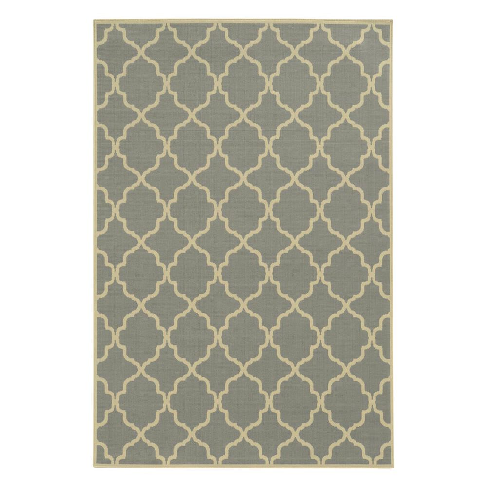 Oriental Weavers Riviera 4770Y 2"5" x 4"5" Grey Area Rug, , large