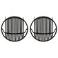 Hearth and Haven Patio Stackable Dining Chair with Breathable Design in Black (Set of 2), , large