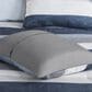Hampton Park Jaxon 7-Piece Queen Comforter Set with Bed Sheets in Blue and Grey, , large