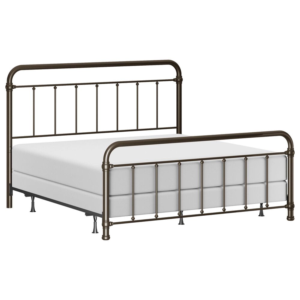 Richlands Furniture Kirkland King Slat Metal Bed in Dark Bronze, , large