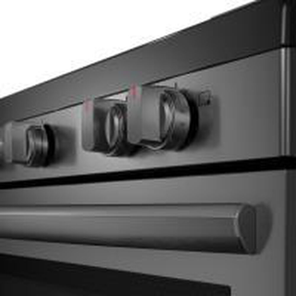 Frigidaire Gallery 30&quot; Rear Control Electric Range with Total Convection in Black Stainless Steel, , large
