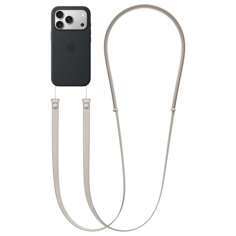 Apple Crossbody Strap in Tan, , large