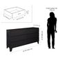 Loft District Metrica 6 Drawer Dresser in Softwelle Lava, , large