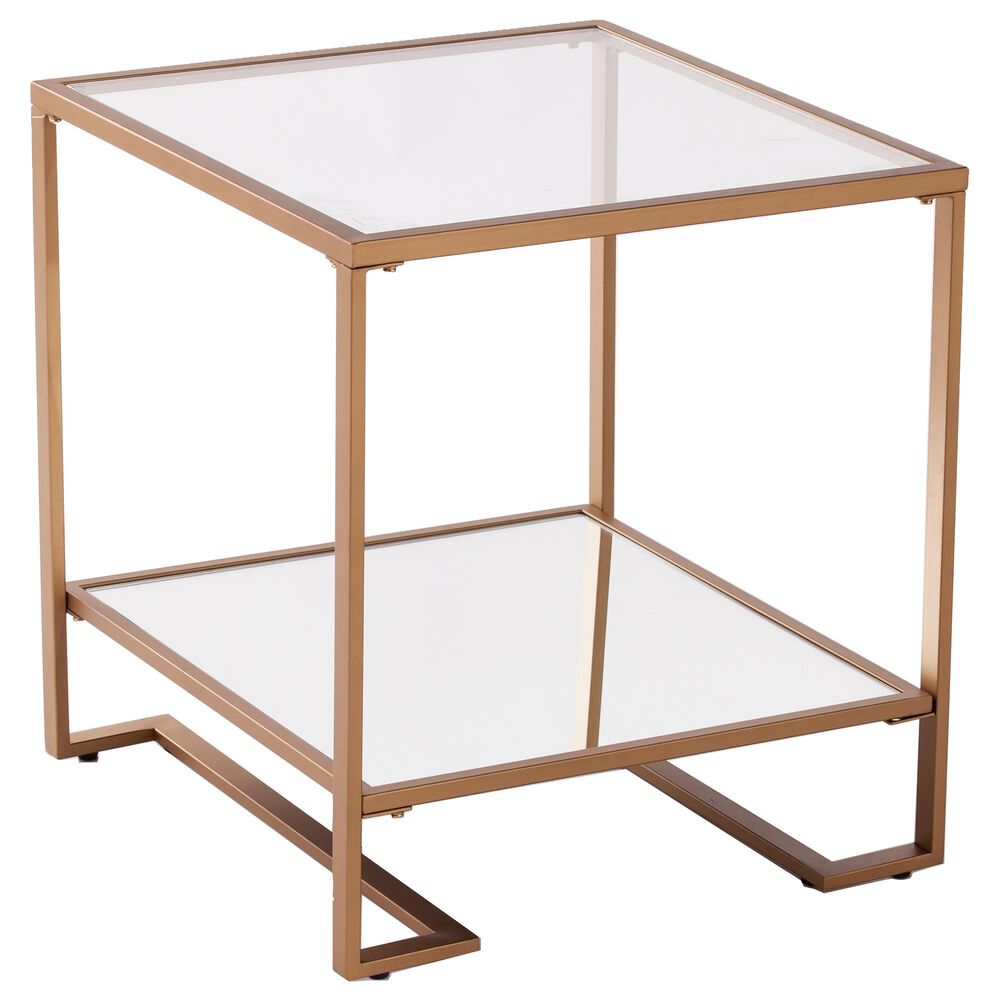 Southern Enterprises Horten End Table in Gold, , large