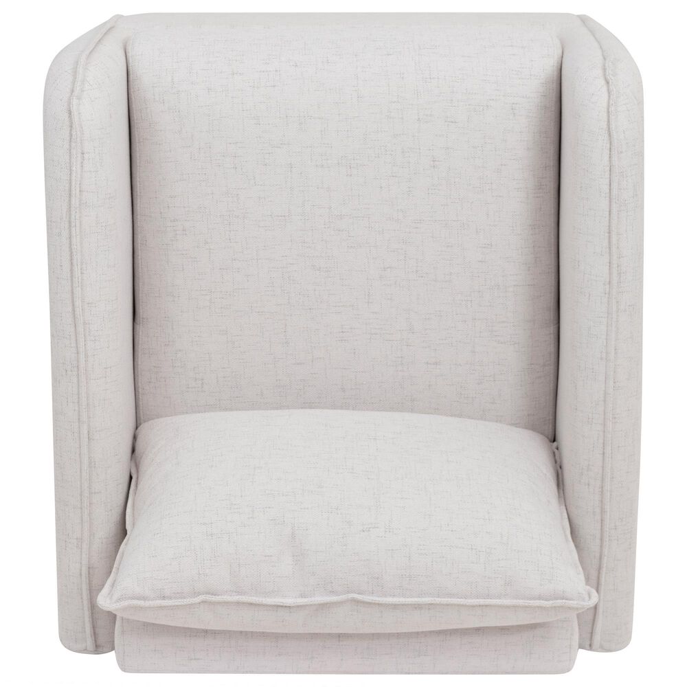 Linon Home Decor Bianca Swivel Accent Chair in Bone, , large