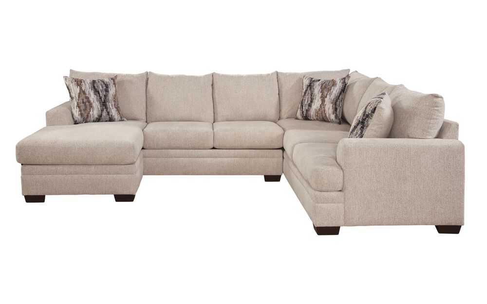 Northwestern Bailey 2-Piece Stationary Left Facing Sectional in Wayne Sand, , large