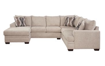 Northwestern Bailey 2-Piece Stationary Left Facing Sectional in Wayne Sand, , large