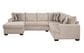 Northwestern Bailey 2-Piece Stationary Left Facing Sectional in Wayne Sand, , large