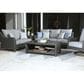 Ashley Elite Park Patio Coffee Table in Gray - Table Only, , large