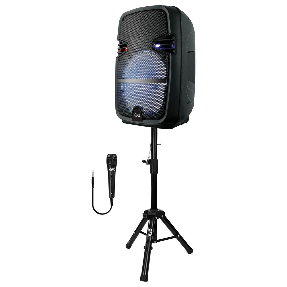 QFX 15" Rechargeable Bluetooth Portable Party Speaker System, , large