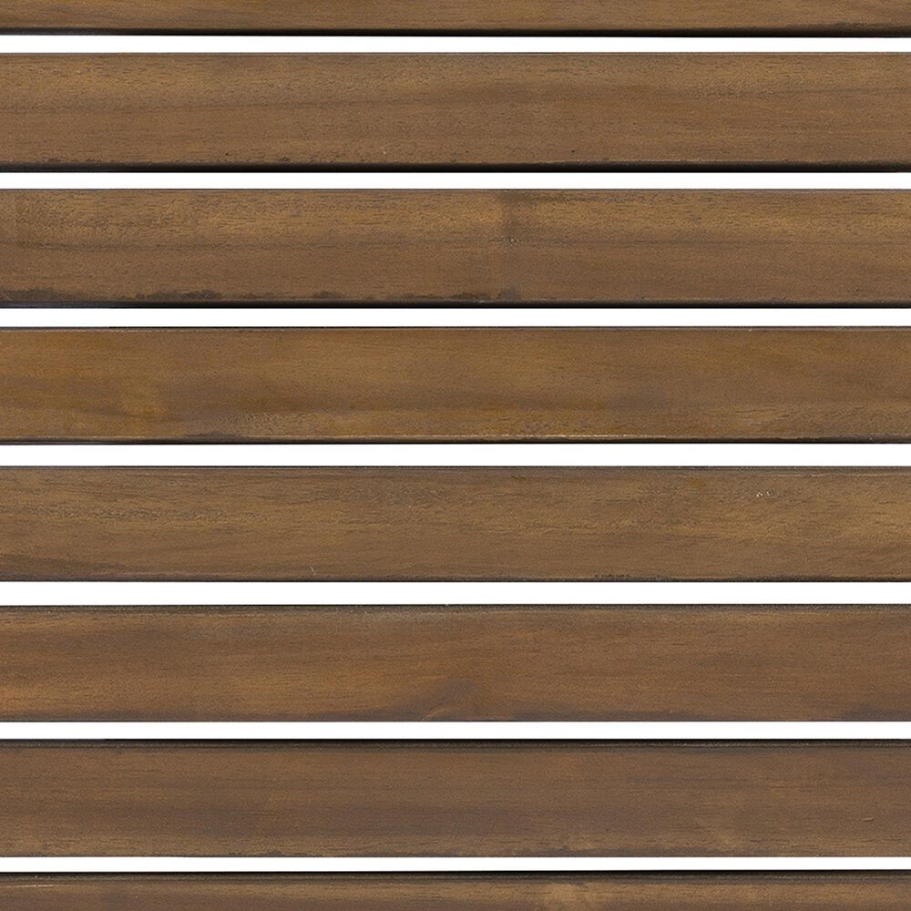 Linon Home Decor Adirondack Patio Ottoman in Acorn, , large