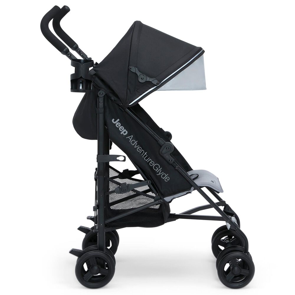 Delta Jeep AdventureGlyde Stroller in Black and Grey, , large