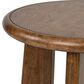 Nicolette Home Tanner Round End Table in Tawny Brown, , large