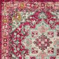 Safavieh Monaco MNC250J-28 2"2" x 8" Fuchsia/Light Blue Runner, , large