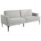 Lifestyle Solutions Paulie Convertible Sofa with Gray Cushion in Black, , large