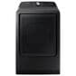 Samsung 5.5 cu. ft. Extra-Large Capacity Smart Top Load Washer with Super Speed Wash and 7.4 cu. ft. Smart Electric Dryer with Steam Sanitize+ in Brushed Black, , large