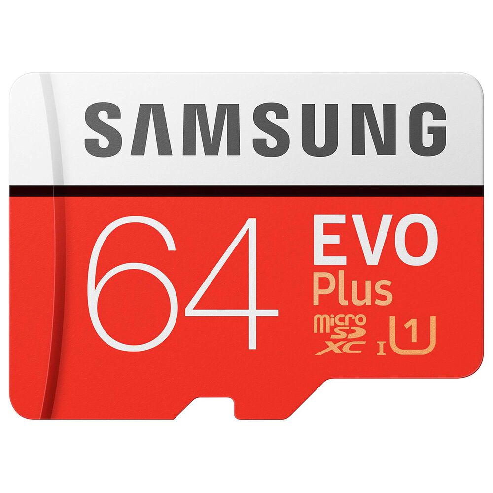 Samsung 64GB EVO Plus microSDXC Memory Card, , large