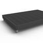 Hearth and Haven Full Bed Frame Foundation in Dark Grey, , large