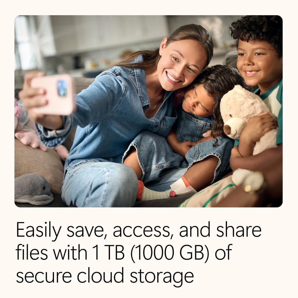 Microsoft 365 Personal includes 1 TB of cloud storage, advanced security, and innovative apps with Microsoft Copilot. For 1 person., , large