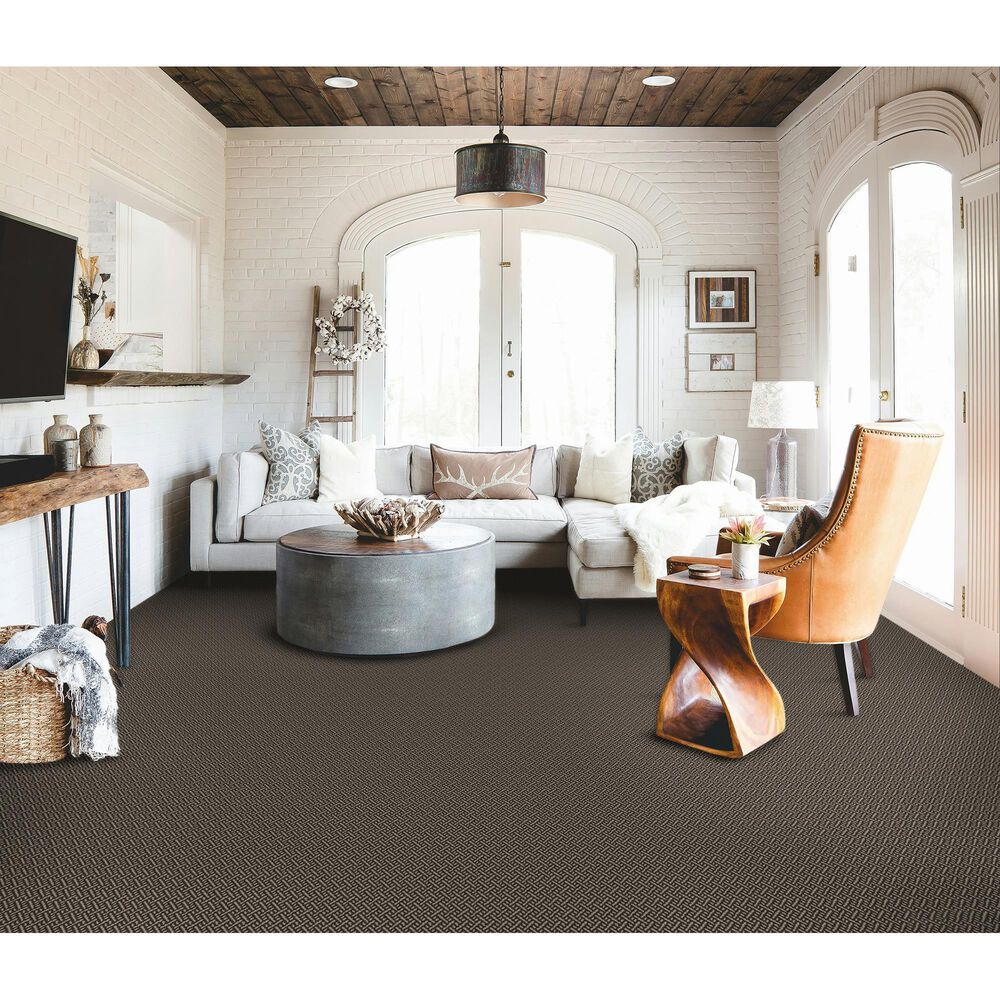 Karastan Union Bridge Carpet in Gunmetal, , large