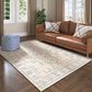 L&R Resources Willow Oriental Blue 7"9" x 9"9" Area Rug, , large