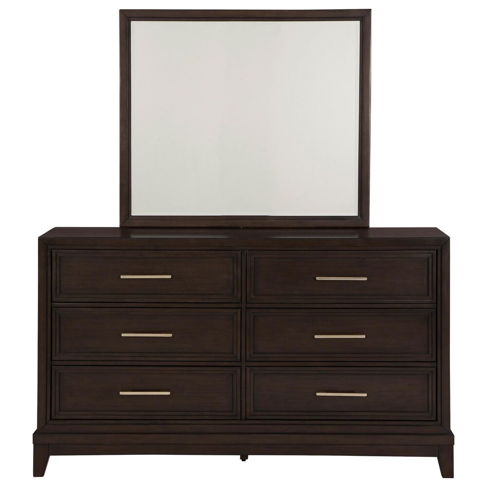 Ashley Neymorton 4-Piece Queen Bedroom Set in Dark Grayish Brown, , large