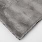 Central Oriental Avid Faux Fur Gray 5" x 7" Area Rug, , large
