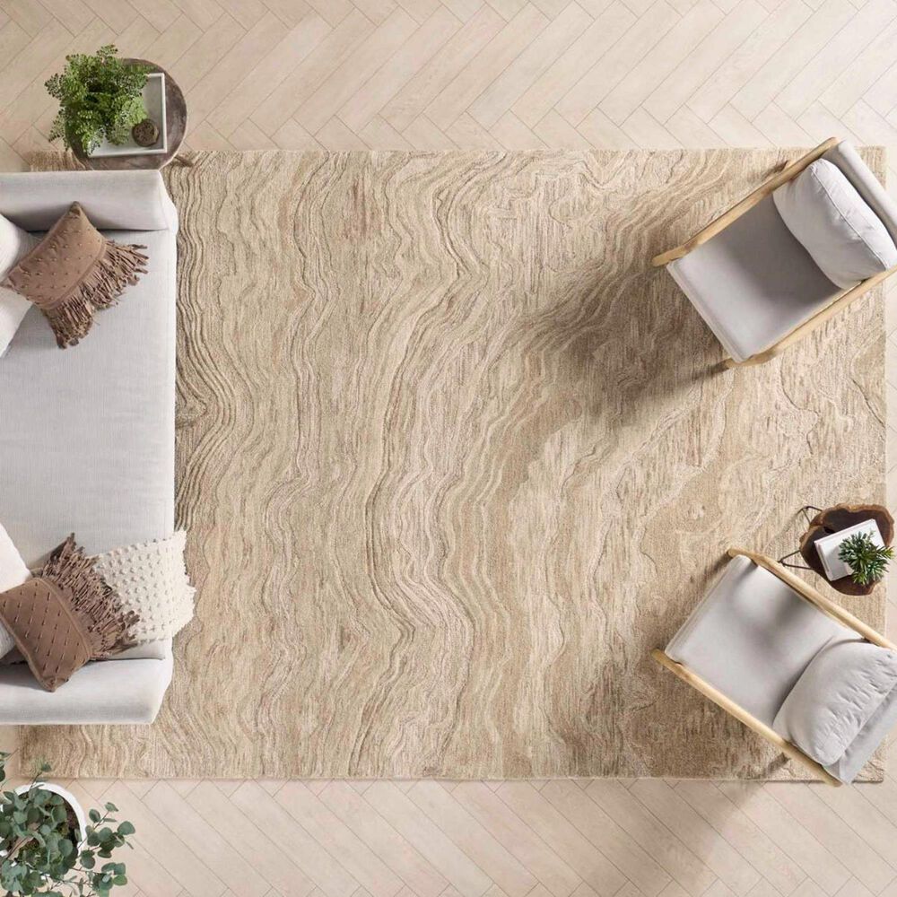 Nourison Graceful 3&#39;9&quot; x 5&#39;9&quot; Taupe Area Rug, , large