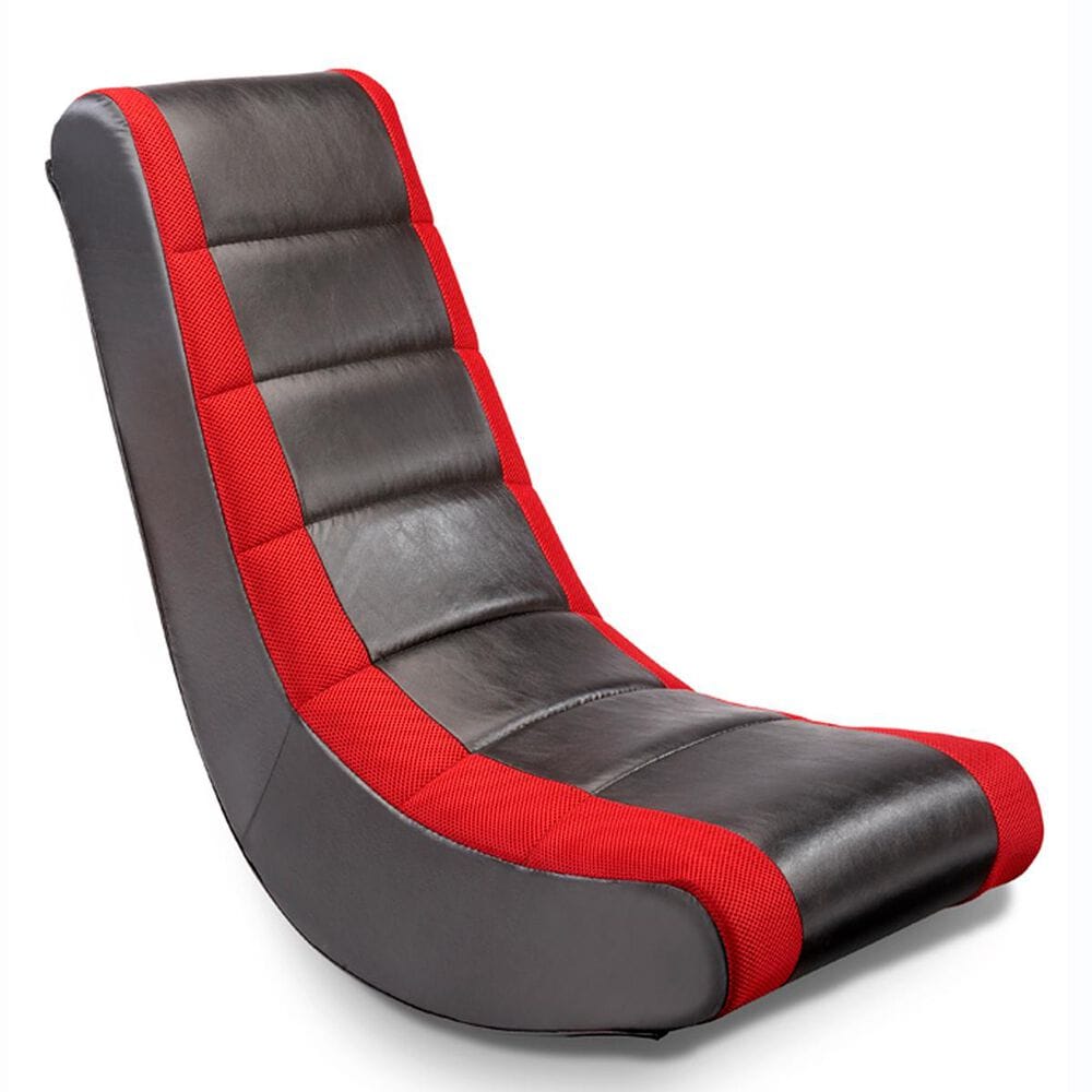 Sanford Classic Video Rocker Gaming Chair in Red and Black, , large